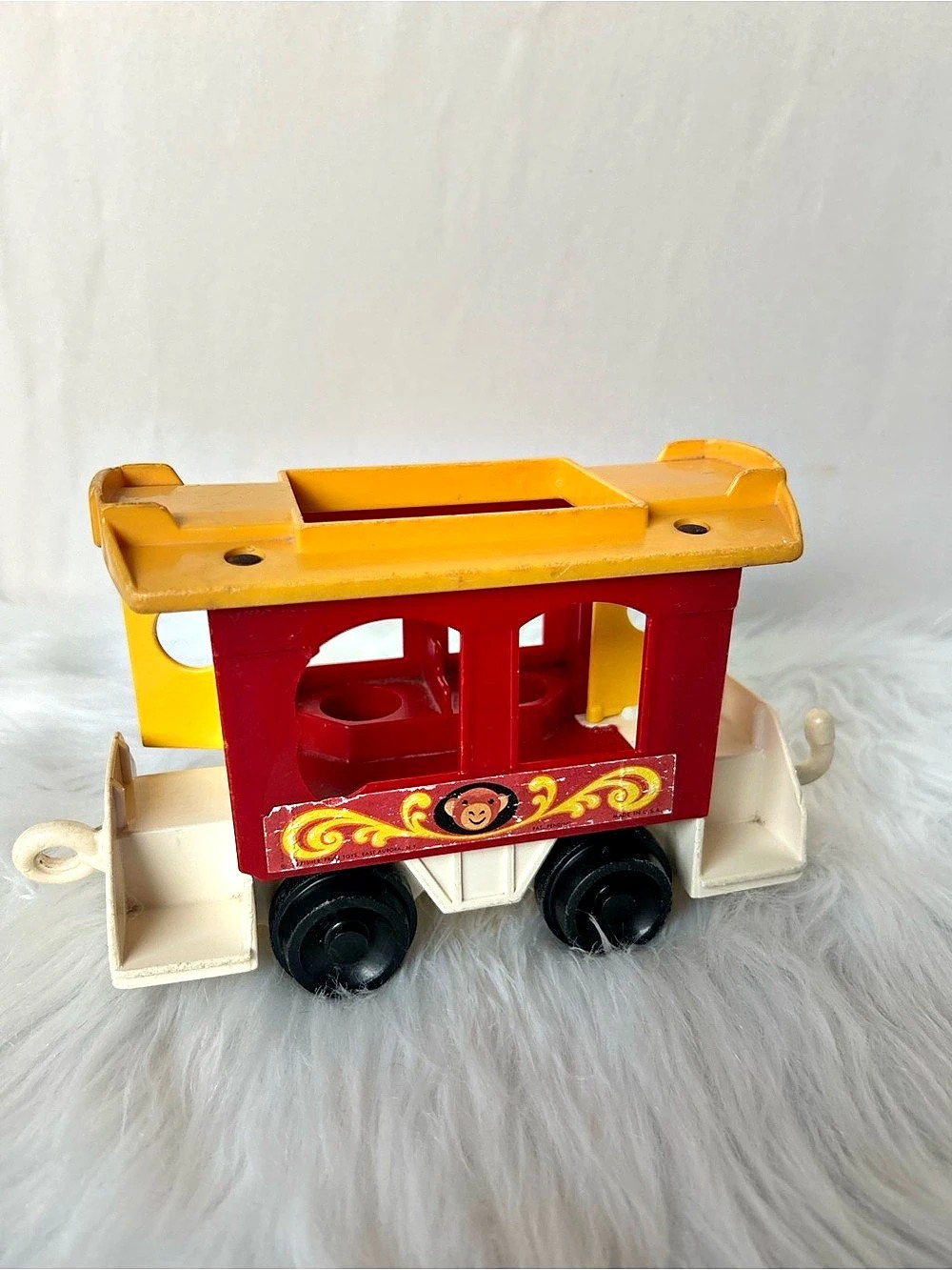 Fisher-Price Play Family Circus Train Red Caboose Car